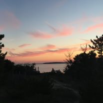 Cape Cod Beach Vacation Wellfleet Sunset Over Bay